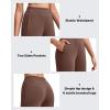 imageG4Free Smoofit Modal Soft 24quot26quot28quot Wide Leg Ankle Sweatpants for Women Elastic Waist 78 Length Golf Casual PantsCoffee Brown