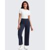 imageG4Free Smoofit Modal Soft 24quot26quot28quot Wide Leg Ankle Sweatpants for Women Elastic Waist 78 Length Golf Casual PantsDark Blue