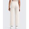 imageG4Free Smoofit Modal Soft 24quot26quot28quot Wide Leg Ankle Sweatpants for Women Elastic Waist 78 Length Golf Casual PantsIvory