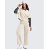 imageG4Free Smoofit Modal Soft 24quot26quot28quot Wide Leg Ankle Sweatpants for Women Elastic Waist 78 Length Golf Casual PantsLight Khaki