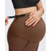 imageG4Free Smoofit Modal Soft Maternity Joggers with Pockets Over The Belly Pregnancy Casual SweatpantsDark Coffee