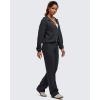 imageG4Free Smoofit Modal Soft Straight Leg Sweatpants for Women Elastic High Waist Casual Lounge Dress Pants with PocketsBlack