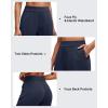 imageG4Free Smoofit Modal Soft Straight Leg Sweatpants for Women Elastic High Waist Casual Lounge Dress Pants with PocketsDark Navy