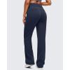 imageG4Free Smoofit Modal Soft Straight Leg Sweatpants for Women Elastic High Waist Casual Lounge Dress Pants with PocketsDark Navy