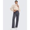 imageG4Free Smoofit Modal Soft Wide Leg Sweatpants Yoga Pants with Pockets Drawcord Casual Lounge Pants PetiteRegularTallDark Grey