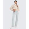 imageG4Free Smoofit Modal Soft Wide Leg Sweatpants Yoga Pants with Pockets Drawcord Casual Lounge Pants PetiteRegularTallLight Gray