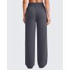 imageG4Free Smoofit Modal Soft Wide Leg Sweatpants for Women High Waist Drawstring Casual Lounge Pants with PocketsDeep Grey