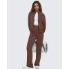 imageG4Free Smoofit Modal Soft Wide Leg Sweatpants for Women High Waisted Casual Lounge Travel Pants with PocketsDark Coffee