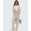 imageG4Free Smoofit Modal Soft Wide Leg Sweatpants for Women High Waisted Casual Lounge Travel Pants with PocketsLight Khaki