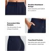 imageG4Free Smoofit Modal Soft Women Wide Leg Sweatpants Drawstring Casual Lounge Dress Pants with Pockets PetiteRegularTallDark Navy