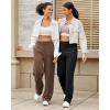 imageG4Free Smoofit Modal Soft Women Wide Leg Sweatpants with Pockets Yoga Pants Casual Lounge Trousers 25quot27quot29quot31quot33quotBlack