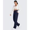imageG4Free Smoofit Modal Soft Women Wide Leg Sweatpants with Pockets Yoga Pants Casual Lounge Trousers 25quot27quot29quot31quot33quotDark Blue