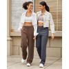 imageG4Free Smoofit Modal Soft Women Wide Leg Sweatpants with Pockets Yoga Pants Casual Lounge Trousers 25quot27quot29quot31quot33quotDark Grey