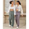 imageG4Free Smoofit Modal Soft Women Wide Leg Sweatpants with Pockets Yoga Pants Casual Lounge Trousers 25quot27quot29quot31quot33quotGrey Sage