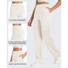 imageG4Free Smoofit Modal Soft Women Wide Leg Sweatpants with Pockets Yoga Pants Casual Lounge Trousers 25quot27quot29quot31quot33quotIvory