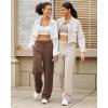 imageG4Free Smoofit Modal Soft Women Wide Leg Sweatpants with Pockets Yoga Pants Casual Lounge Trousers 25quot27quot29quot31quot33quotLight Khaki