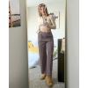 imageG4Free Smoofit Modal Soft Women Wide Leg Sweatpants with Pockets Yoga Pants Casual Lounge Trousers 25quot27quot29quot31quot33quotTaupe