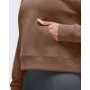 imageG4Free Smoofit Modal Soft Womens Fashion Hoodies Casual Pullover Long Sleeve Sweatshirts with Kangaroo PocketDark Coffee
