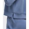 imageG4Free Smoofit Modal Soft Womens HalfZip Pullover Mock Neck Long Sleeve Sweatshirts with Side SlitsDenim Blue