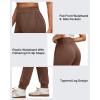 imageG4Free Smoofit Modal Soft Womens Joggers Track Pants Tapered Leg Casual Scrub Sweatpants with Side PocketsDark Coffee