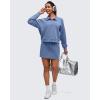 imageG4Free Smoofit Modal Soft Womens Polo Sweatshirts Pullover Long Sleeve Button Up Casual TopsDenim Blue