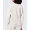 imageG4Free Smoofit Modal Soft Womens Sweatshirts Long Sleeve Crewneck Pullover Loose Fit Casual TopsIvory