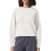 imageG4Free Smoofit Modal Soft Womens Sweatshirts Long Sleeve Crewneck Pullover Loose Fit Casual TopsIvory