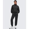 imageG4Free Smoofit Modal Soft Womens Zip Up Jackets Loose Fit Mock Neck Casual Tops with PocketsBlack