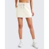 imageG4Free Smoofit Sweat Skirts for Women Soft Drawstring Summer Casual Lounge Skirt with PocketsIvory