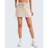 imageG4Free Smoofit Sweat Skirts for Women Soft Drawstring Summer Casual Lounge Skirt with PocketsLight Khaki