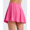 imageG4Free Tennis Skirts for Women Elastic Waist Pleated Casual Athletic Golf Pickleball Skorts with PocketsRose Pink