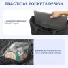 imageG4Free Tote Bag for Women Puffer Casual Shoulder Bag with Cup Holder and Laptop Compartment for Travel Work GymBlack