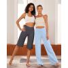 imageG4Free Wide Leg Pants for Women Loose Yoga Pants with Pockets PetiteRegularTall Stretch Casual Lounge PantsBaby Blue