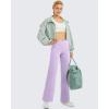 imageG4Free Wide Leg Pants for Women Loose Yoga Pants with Pockets PetiteRegularTall Stretch Casual Lounge PantsLavender