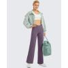 imageG4Free Wide Leg Pants for Women Loose Yoga Pants with Pockets PetiteRegularTall Stretch Casual Lounge PantsPotent Purple