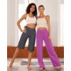 imageG4Free Wide Leg Pants for Women Loose Yoga Pants with Pockets PetiteRegularTall Stretch Casual Lounge PantsRaspberry Purple