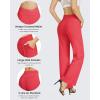 imageG4Free Wide Leg Pants for Women Loose Yoga Pants with Pockets PetiteRegularTall Stretch Casual Lounge PantsRed