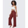 imageG4Free Wide Leg Pants for Women Yoga Pants High Waist Sweatpants with Pockets Stretch Lounge Pants Comfy WorkoutDark Burgundy