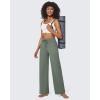 imageG4Free Wide Leg Pants for Women Yoga Pants High Waist Sweatpants with Pockets Stretch Lounge Pants Comfy WorkoutGrey Sage