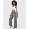 imageG4Free Wide Leg Pants for Women Yoga Pants High Waist Sweatpants with Pockets Stretch Lounge Pants Comfy WorkoutGrey Sage