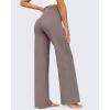 imageG4Free Wide Leg Pants for Women Yoga Pants High Waist Sweatpants with Pockets Stretch Lounge Pants Comfy WorkoutTaupe