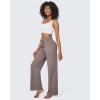 imageG4Free Wide Leg Pants for Women Yoga Pants High Waist Sweatpants with Pockets Stretch Lounge Pants Comfy WorkoutTaupe