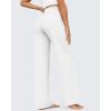 imageG4Free Wide Leg Pants for Women Yoga Pants High Waist Sweatpants with Pockets Stretch Lounge Pants Comfy WorkoutWhite