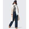 imageG4Free Women Fleece Lined Pants with Pockets Wide Leg Winter Thermal Work Trousers Dressy Casual PetiteRegularTallDeep Navy