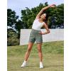imageG4Free Womens 5 Athletic Shorts High Waisted Running Yoga Shorts Summer Casual Shorts with PocketsGrey Sage
