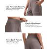 imageG4Free Womens 5 Athletic Shorts High Waisted Running Yoga Shorts Summer Casual Shorts with PocketsTaupe