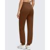 imageG4Free Womens Fleece Lined Workout Joggers with Pockets High Waisted Sweatpants Hiking Running Outdoor PantsDark Coffee
