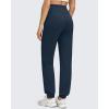 imageG4Free Womens Fleece Lined Workout Joggers with Pockets High Waisted Sweatpants Hiking Running Outdoor PantsDark Navy