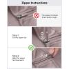 imageG4Free Womens UPF 50 Sun Shirts Lightweight Quick Dry Long Sleeve Workout Tops Lightweight Running PulloverGray Lilac