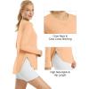 imageG4Free Womens UPF 50 UV Shirts Long Sleeve Workout Sun Shirt Outdoor Gym Hiking Tops Quick Dry LightweightPeach Nectar